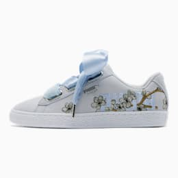  Puma 彪馬 Suede Heart Floral 女子板鞋  