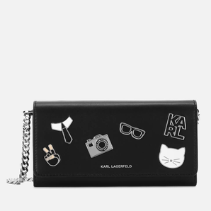 Karl Lagerfeld K/Studio 小牛皮斜挎包