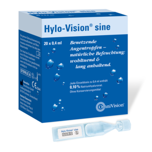 HYLO海露 VISION 0.10%透明質(zhì)酸鈉滴眼液 20x0.4ml