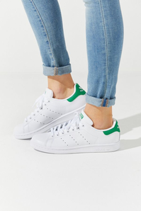 adidas Originals 阿迪達斯三葉草 Stan Smith 綠尾小白鞋 