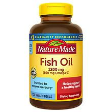Nature Made 萊萃美 魚(yú)油膠囊 1200mg 100粒