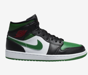 Air Jordan 1 男子籃球鞋 Pine Green 黑綠腳趾