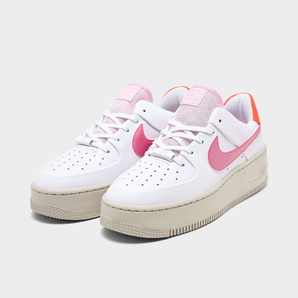 NIKE AIR FORCE 1 SAGE白紫女士休閑鞋