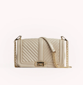 Rebecca Minkoff Chevron Quilted Love 女士手提斜跨包