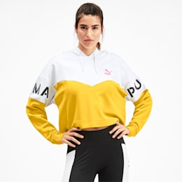 Puma 彪馬 XTG 女子短款連帽衛(wèi)衣