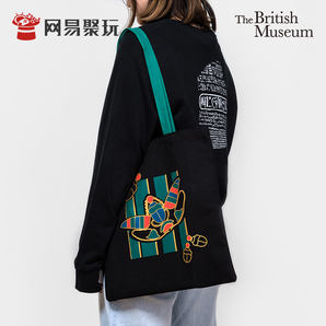 THE BRITISH MUSEUM 大英博物館 女士圣甲蟲帆布包