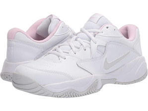 Nike Court Lite 2粉白網(wǎng)球鞋女鞋