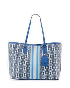 Tory Burch 湯麗柏琦Gemini Link 系列印花大號托特包