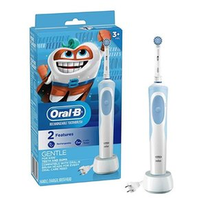 Oral-B 兒童電動(dòng)牙刷 配刷頭和定時(shí)器 適合3歲+兒童