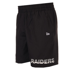 NEW ERA  男士 NFL Oakland Raiders Tram Logo 短褲