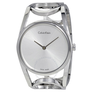 CALVIN KLEIN Silver Dial Stainless Steel 女士手表