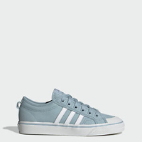 adidasOriginals三叶草Nizza雾霾蓝女款板鞋