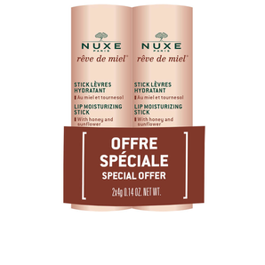 NUXE 歐樹 蜂蜜潤唇膏兩件套裝 4g*2