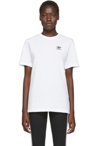 adidas Originals 女款白色T恤衫
