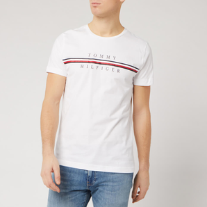  Tommy Hilfiger 湯米·希爾費(fèi)格 Split Logo 男款T恤