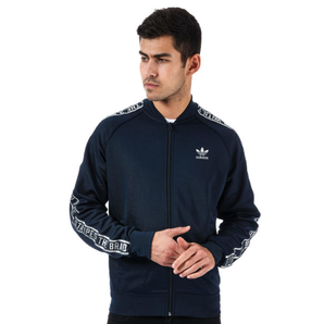 adidas Originals 男士 Essentials SST Track 夾克外套