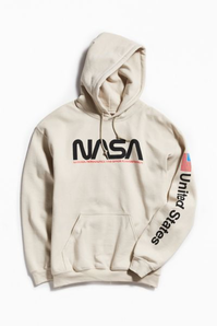 S碼現(xiàn)貨！NASA Hoodie Sweatshirt 男士連帽套頭衛(wèi)衣