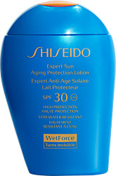  Shiseido 資生堂 新艷陽夏臻效水動力防曬乳液 藍胖子 SPF30 100ml 