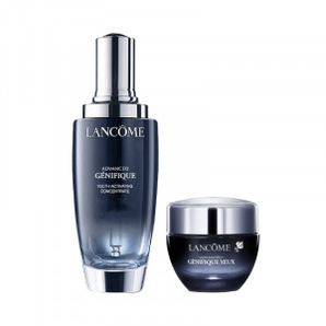 Lancome兰蔻 小黑瓶系列(第二代精华100ml+发光眼霜15ml)套装