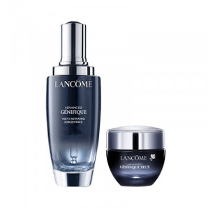 Lancome蘭蔻  小黑瓶系列（第二代精華100ml+發(fā)光眼霜15ml）套裝