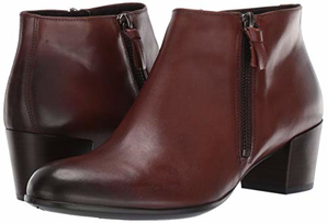 國(guó)內(nèi)￥1219！ECCO Shape Sculpted Motion 35 女款真皮粗跟踝靴