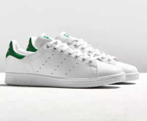 Adidas 阿迪達(dá)斯Stan Smith 中性款綠尾板鞋  