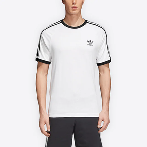 adidas 阿迪達(dá)斯 滑板系列 男款三條杠T恤