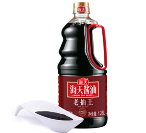 海天 醬油 老抽王 1.28L 量販裝 