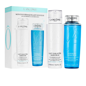 LANCOME 蘭蔻 溫和保濕系列2件套裝（潔面卸妝400ml+藍水400ml)