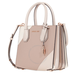 Michael Kors Mercer 女士小號(hào)粉拼單肩風(fēng)琴包