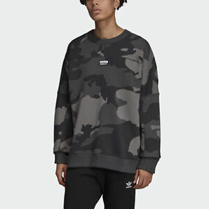 Adidas阿迪達(dá)斯 Originals r.y.v. 男士迷彩圓領(lǐng)衛(wèi)衣