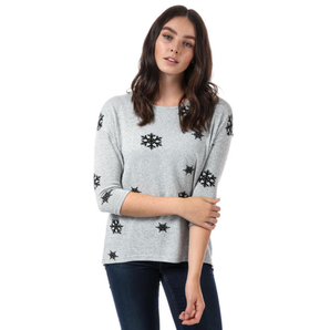 Vero Moda Womens Snowflake Jumper女士针织衫