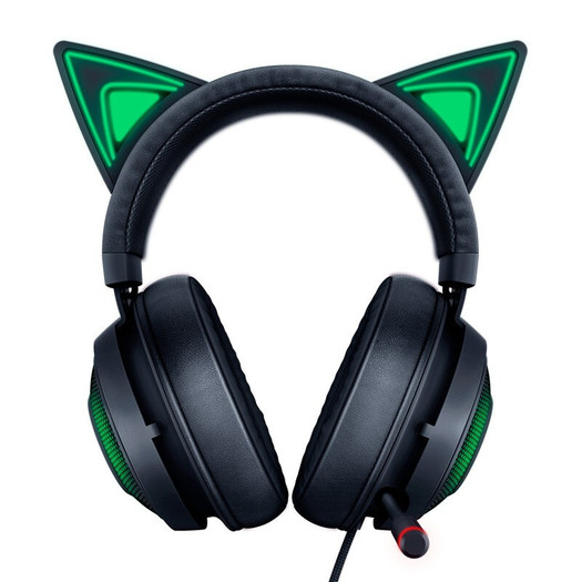 RAZER 雷蛇 北海巨妖 萌猫版 游戏耳机 黑色 619元包邮(需用券)