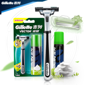 Gillette 吉列 手动剃须刀 威锋超值组合装(1刀架1刀头+50g须泡)