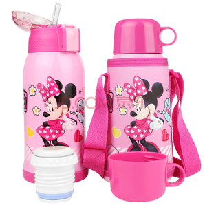 Disney 迪士尼 雙蓋嬰兒童保溫吸管杯 600ML 米妮 +湊單品 25.85元