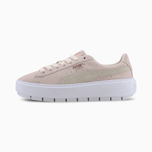 PUMA 彪馬 SUEDE Platform Trace 女子厚底休閑鞋
