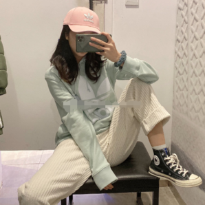 大碼成人可穿！Adidas 阿迪達(dá)斯 Originals 大童三葉草衛(wèi)衣