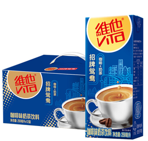 PLUS會(huì)員！vitasoy 維他奶 維他招牌鴛鴦奶茶 250ml*12盒  