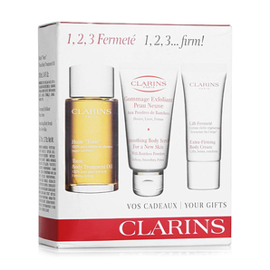 CLARINS嬌韻詩(shī) 孕婦身體護(hù)理三件套(護(hù)理油+撫紋霜+磨砂乳)