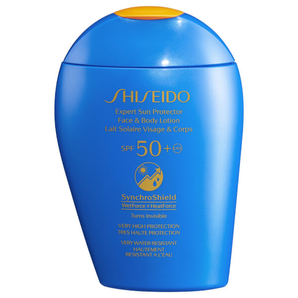 SHISEIDO 資生堂 新艷陽(yáng)夏臻效水動(dòng)力防曬乳液 藍(lán)胖子 SPF50+ 150ml