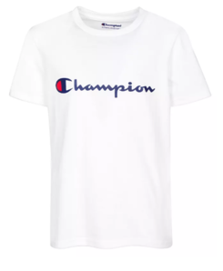 成人可穿！Champion 冠軍 Heritage Logo 大童款印花T恤