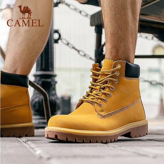 camel 骆驼 a942234606 女款工装靴 179元包邮(双重优惠)