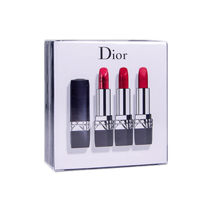 DIOR/迪奧 烈艷藍(lán)金口紅3.5g 三件套（啞光999+滋潤(rùn)999+金屬999）包郵包稅