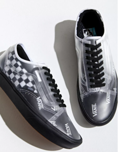 VANS 半透明棋盤格Slip-Skool男士板鞋