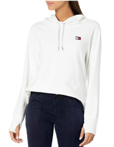 Tommy Hilfiger 女士長(zhǎng)袖 連帽 抓絨衛(wèi)衣