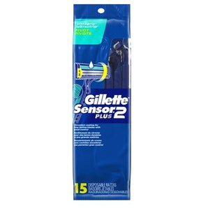 Gillette Sensor 2 Plus 男士敏感一次性剃須刀 15支