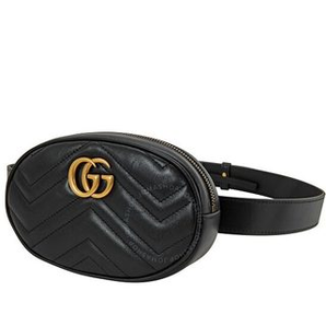 GUCCI 古馳 Ladies GG Marmont 女士黑色腰包