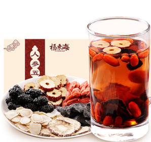 真材實(shí)料！福東海 人參五寶茶250g 