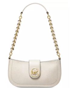 Michael Kors Carmen女士小號米色腋下包