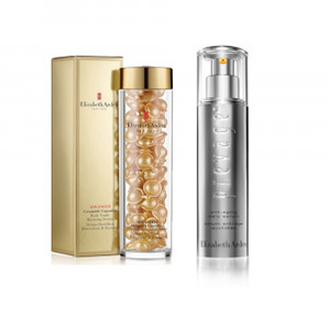 Elizabeth Arden 伊麗莎白雅頓套裝 鉑粹橘燦精華 50ml + 金膠90粒